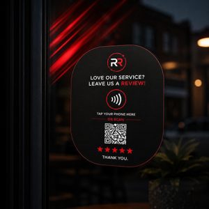 Review Window Sticker